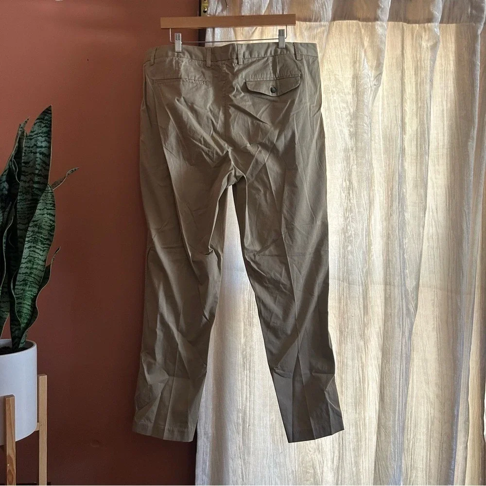 Everlane Men's Relaxed Taper Air‎ Chino Khaki Pant Organic Cotton Tan NEW 38x30